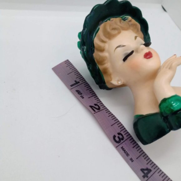 Vintage MINI Lady head Vase INARCO collectible - Picture 7 of 7